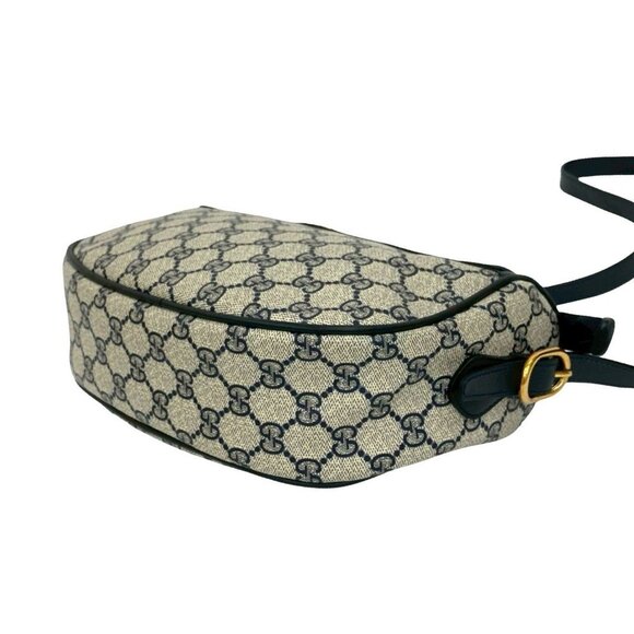 GUCCI Blue Leather Shoulder Bag - Picture 8 of 9